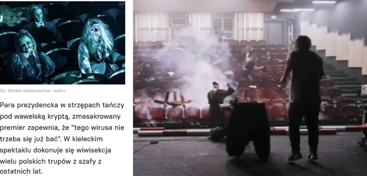 Szokujące! Apokalipsa zombi i drwiny z tragedii smoleńskiej w publicznym teatrze